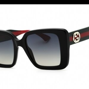 Authentic Gucci Black and Red Gradient Sunglasses.BRAND NEW